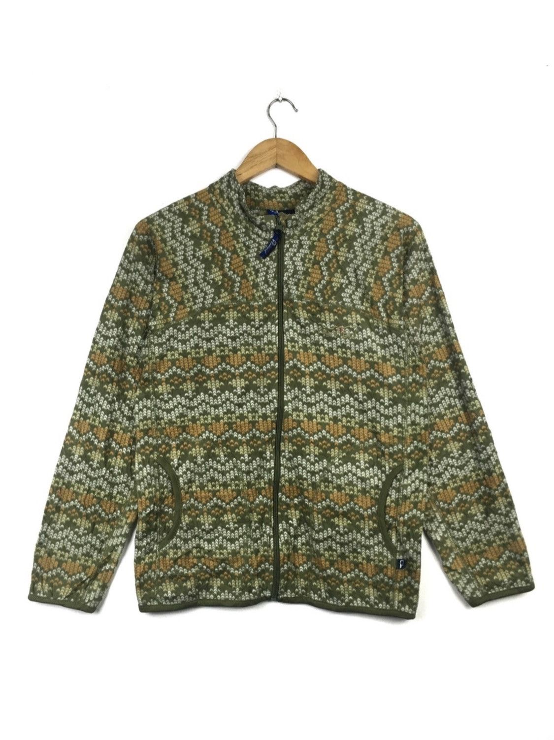 image of Penfield Fleeces Fullprint Novajo Sweater in Green, Men's (Size Small)