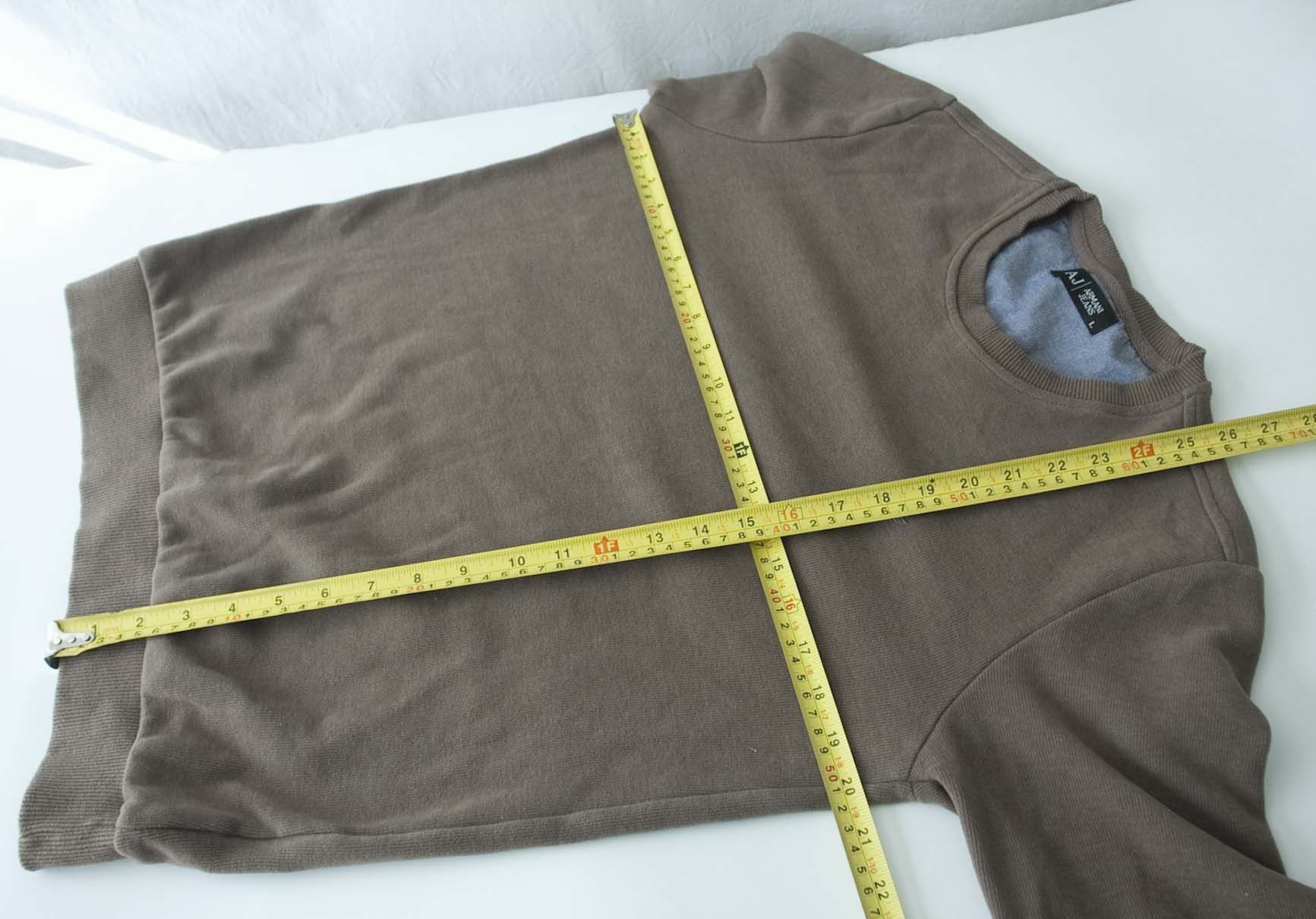 Armani Armani Jeans Sweatshirt Brown Logo Size L Size US L / EU 52-54 / 3 - 4 Thumbnail