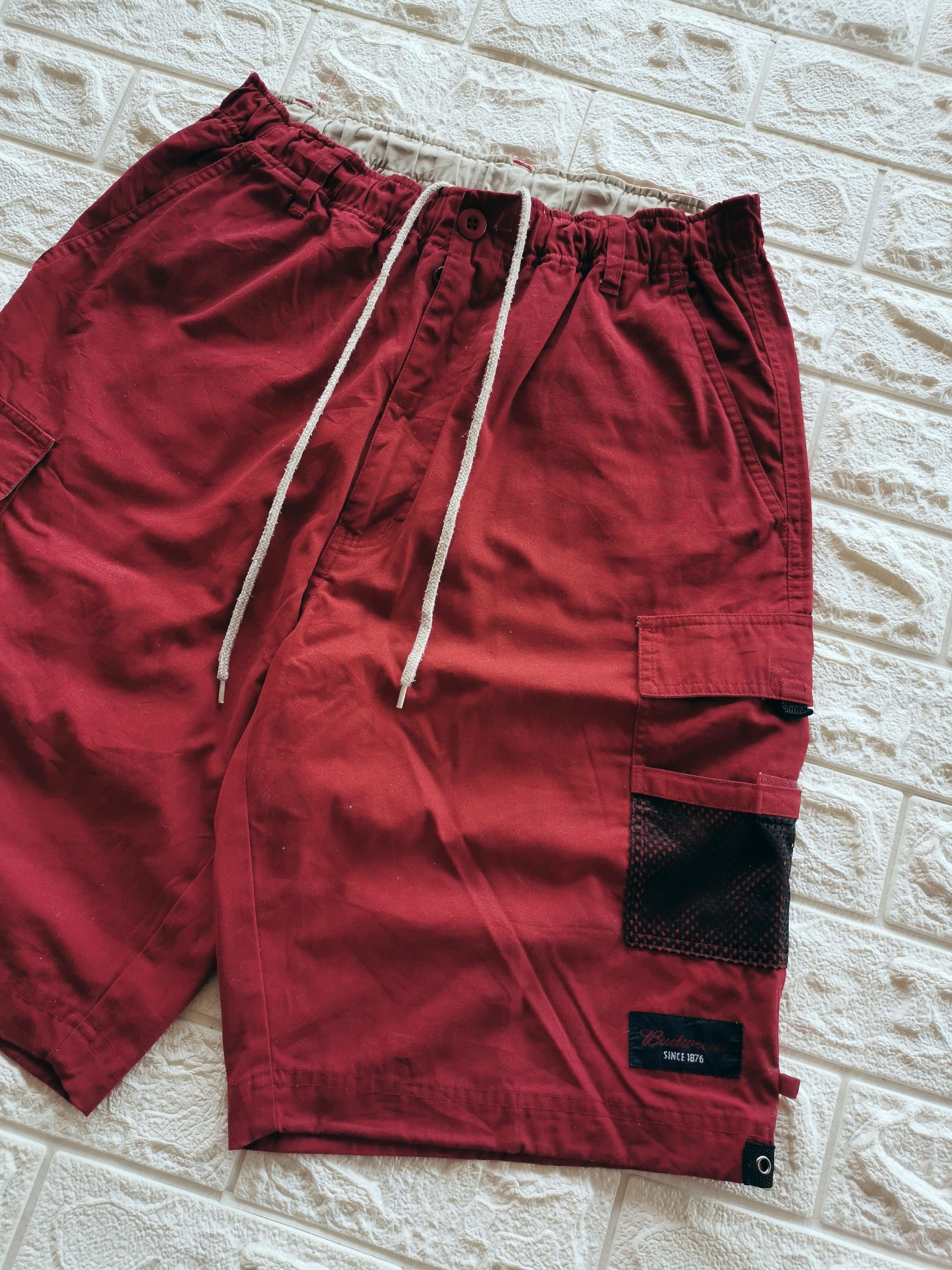 Budweiser Vintage Budweiser Cargo Short Red Size US 32 / EU 48 - 3 Thumbnail