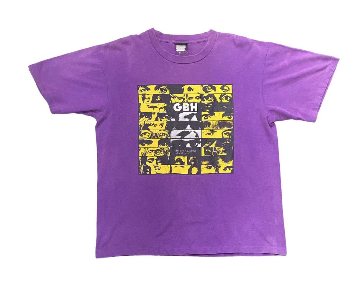 Band Tees × Vintage Rare Vintage Punk Shirt GBH Size US L / EU 52-54 / 3 - 1 Thumbnail