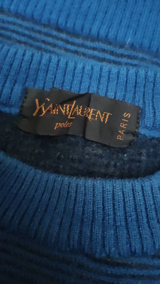 Designer Yves Saint Laurent Knitted Jumper for Kids Size US XXS / EU 40 - 3 Thumbnail