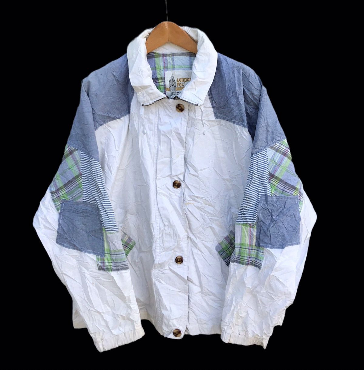 London Fog × Vintage Vintage London fog patchwork jacket Size US L / EU 52-54 / 3 - 1 Thumbnail