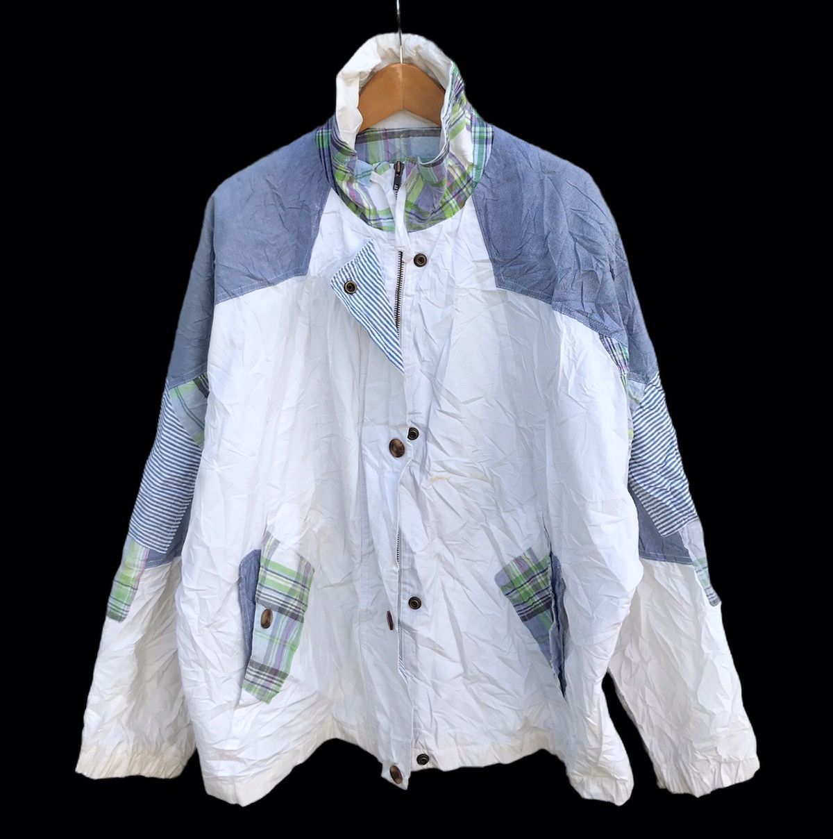 London Fog × Vintage Vintage London fog patchwork jacket Size US L / EU 52-54 / 3 - 4 Thumbnail
