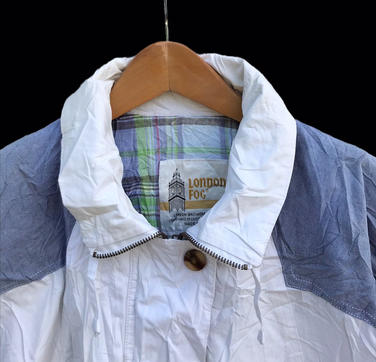 London Fog × Vintage Vintage London fog patchwork jacket Size US L / EU 52-54 / 3 - 3 Thumbnail
