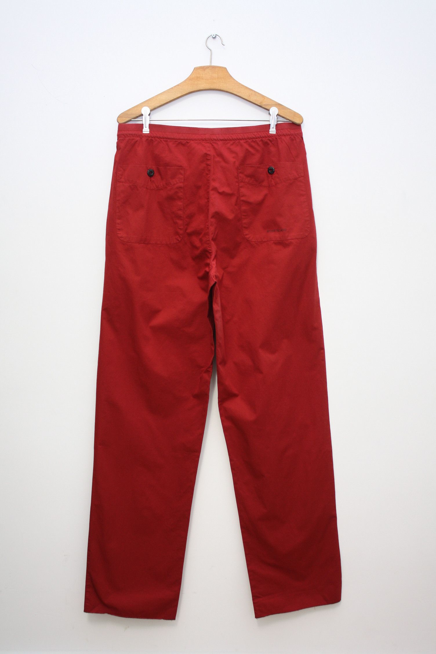 Stone Island Stone Island Red Lightweight Pants Men's 50 SS2001 Size US 34 / EU 50 - 3 Thumbnail