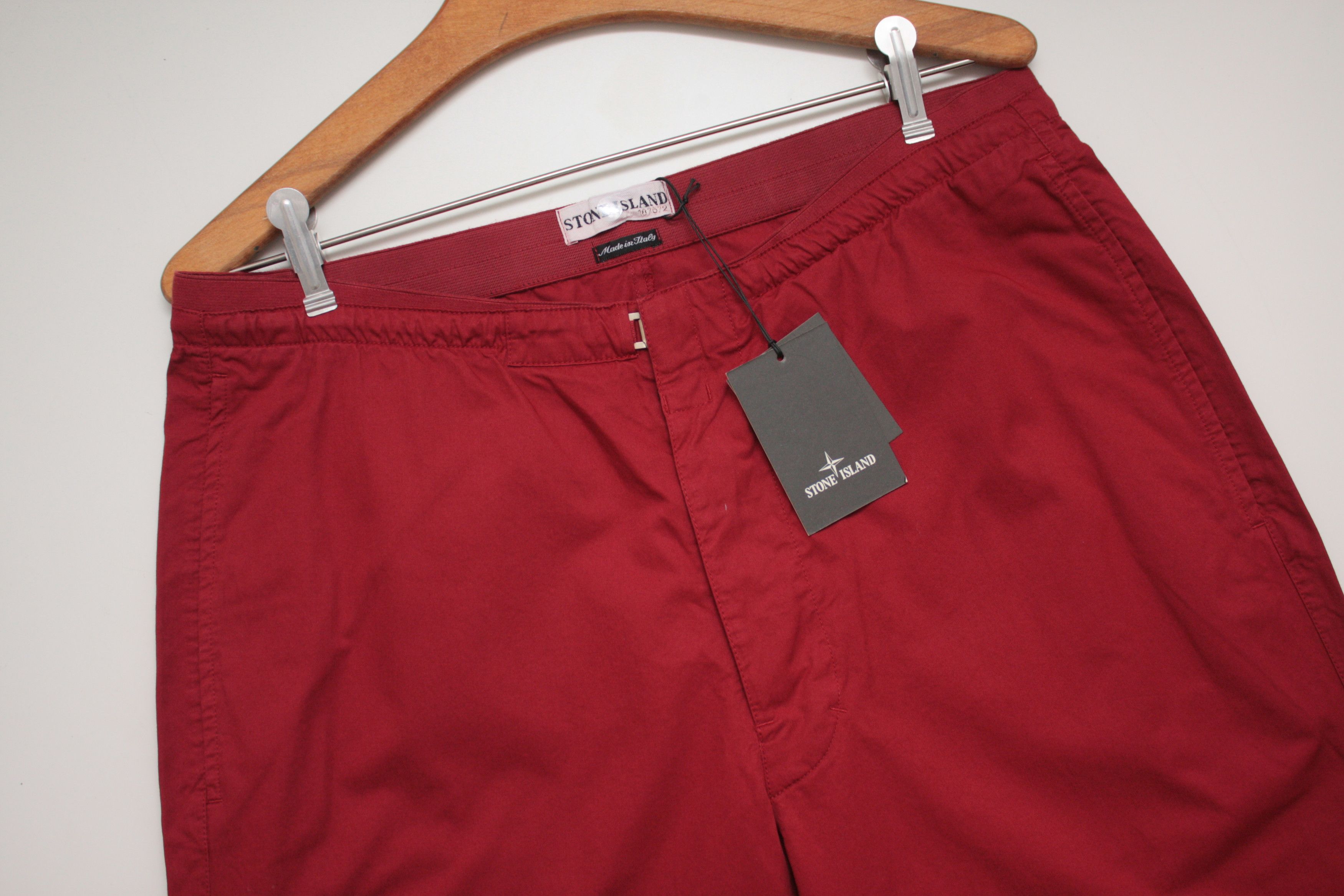 Stone Island Stone Island Red Lightweight Pants Men's 50 SS2001 Size US 34 / EU 50 - 5 Thumbnail