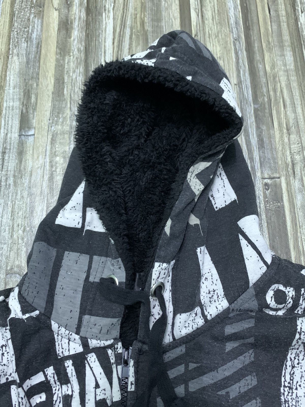 Japanese Brand × Vintage Nice Graphics Style Night Rider Zipper Hoodies Size US L / EU 52-54 / 3 - 3 Thumbnail