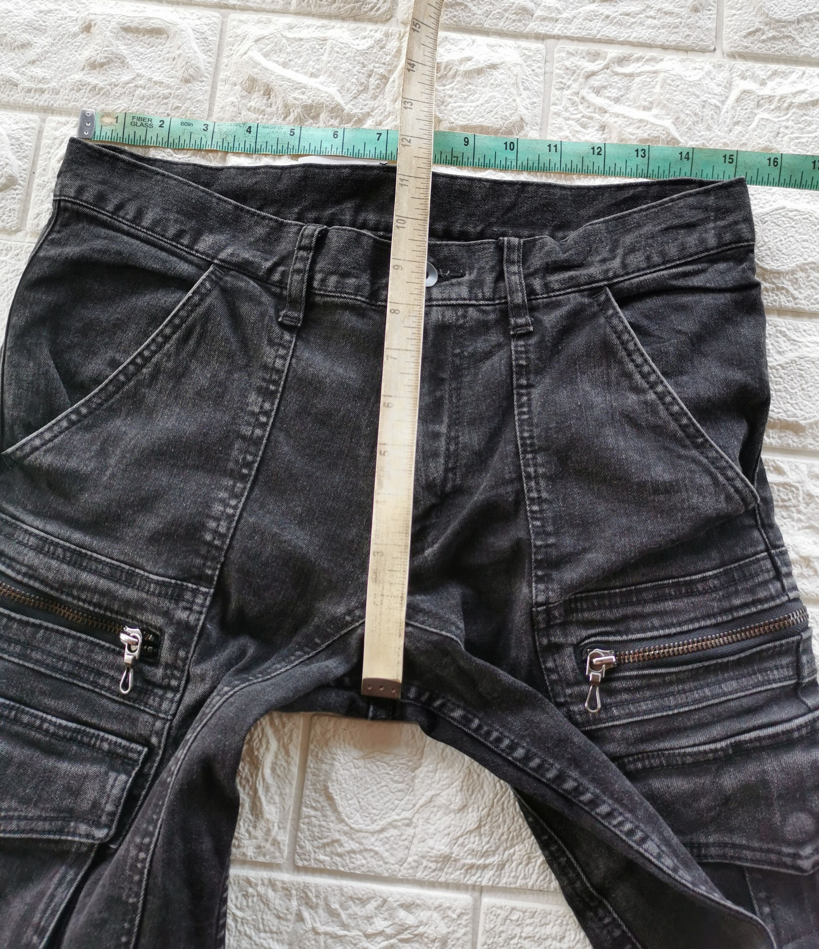 Shellac Vintage Shellac semanticdesign Japan Black Cargo Jeans Size US 30 / EU 46 - 9 Thumbnail