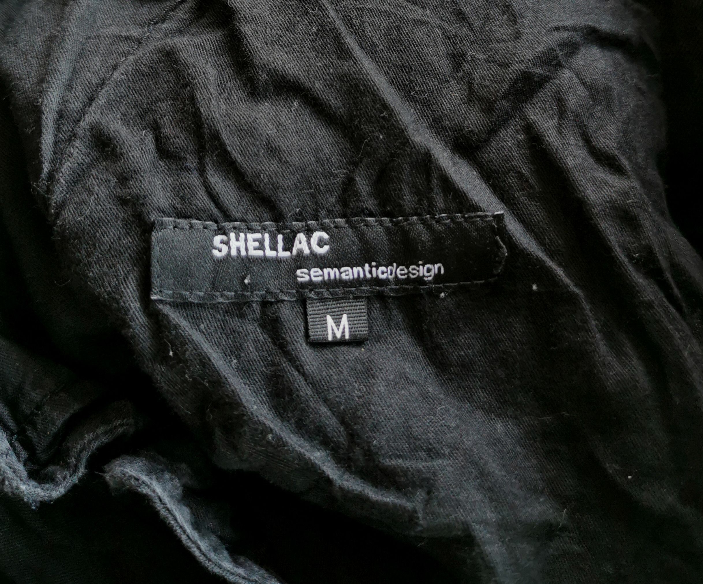 Shellac Vintage Shellac semanticdesign Japan Black Cargo Jeans Size US 30 / EU 46 - 8 Thumbnail