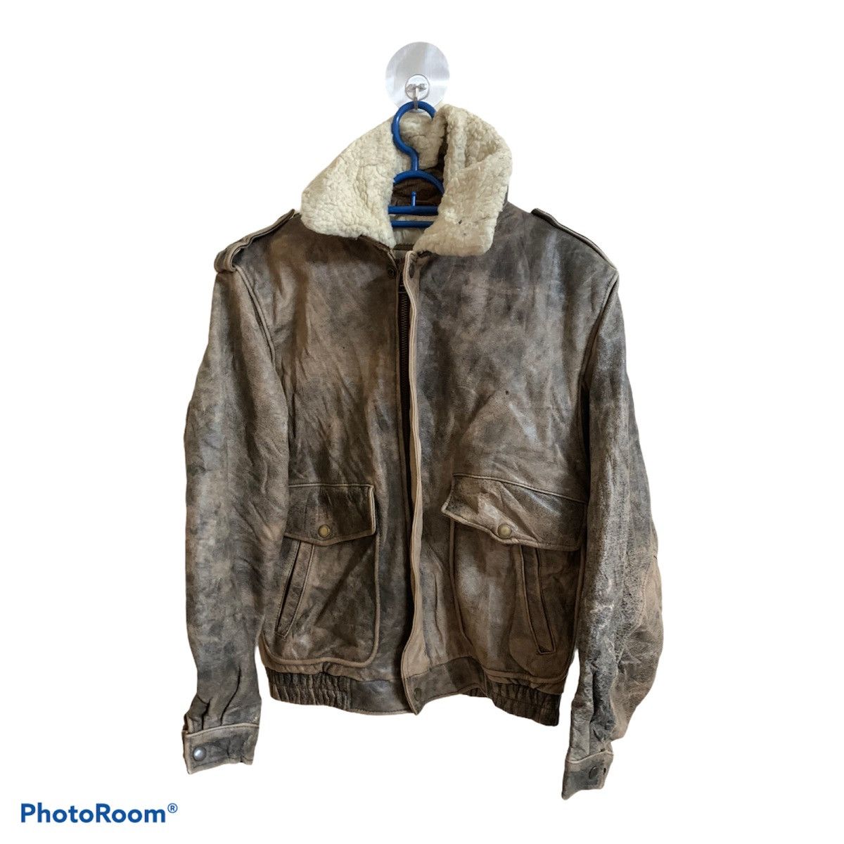 Japanese Brand × Leather Flight Equipment Four Seasons Leather Jacket Size US L / EU 52-54 / 3 - 1 Thumbnail
