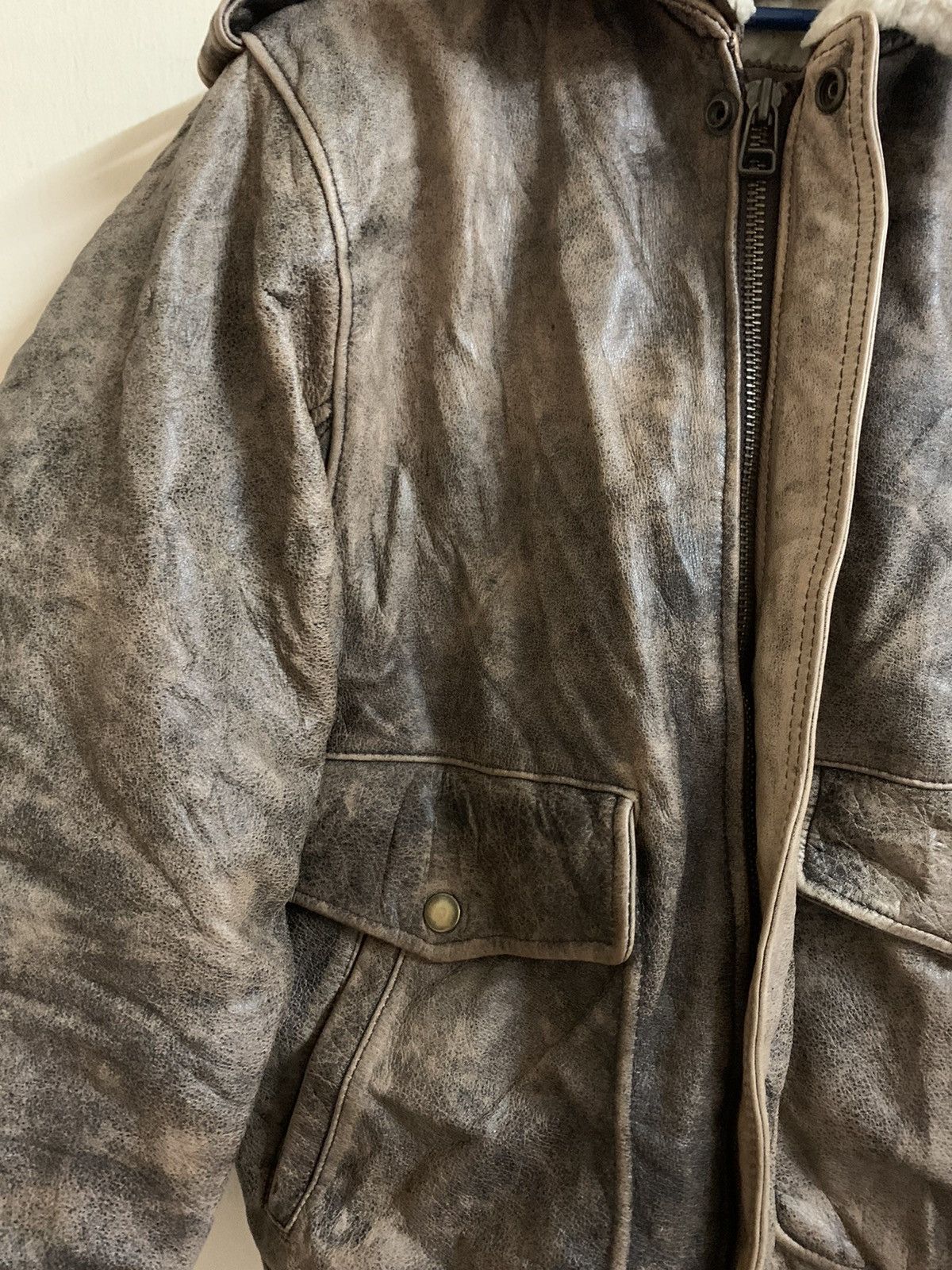 Japanese Brand × Leather Flight Equipment Four Seasons Leather Jacket Size US L / EU 52-54 / 3 - 7 Thumbnail