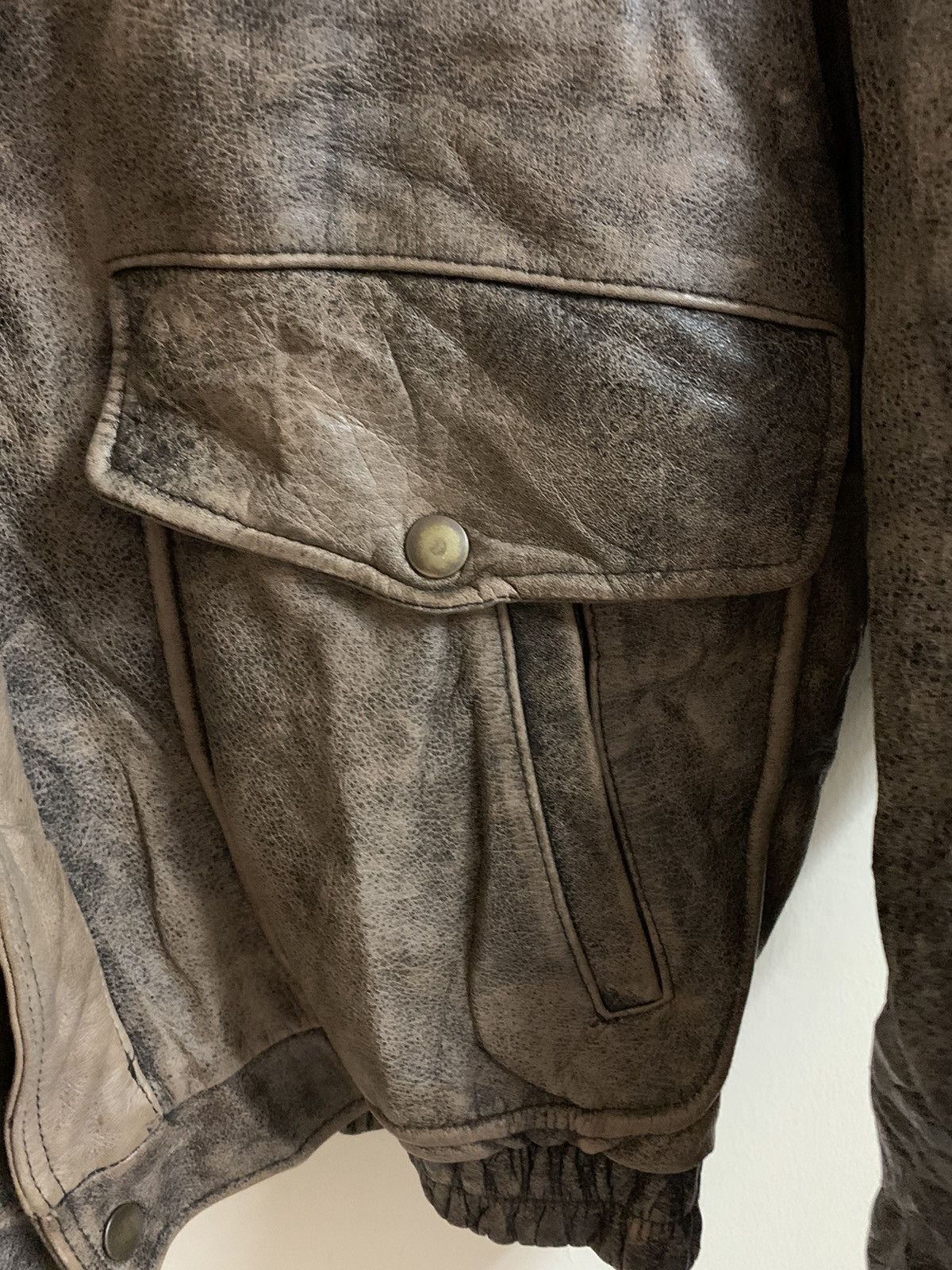 Japanese Brand × Leather Flight Equipment Four Seasons Leather Jacket Size US L / EU 52-54 / 3 - 3 Thumbnail