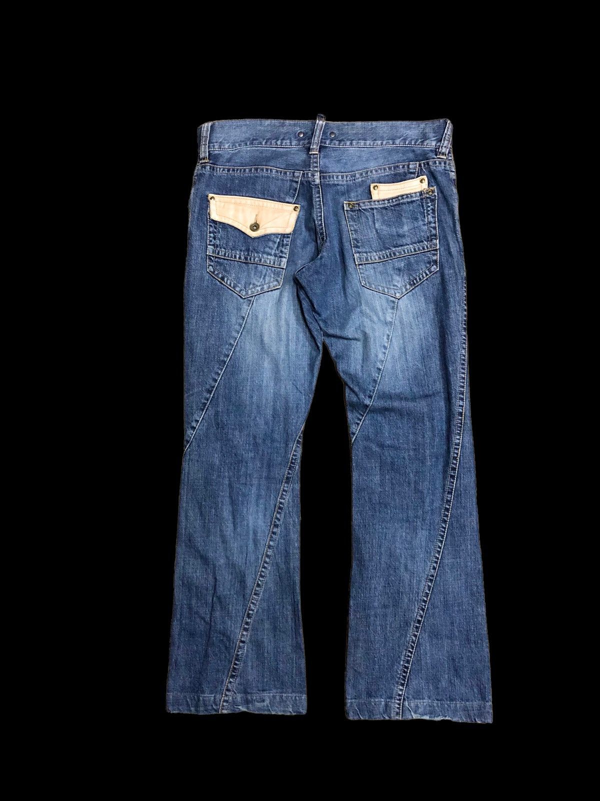 Michel Klein FLARE TWIST MICHEL KLEIN DENIM Size US 34 / EU 50 - 2 Thumbnail