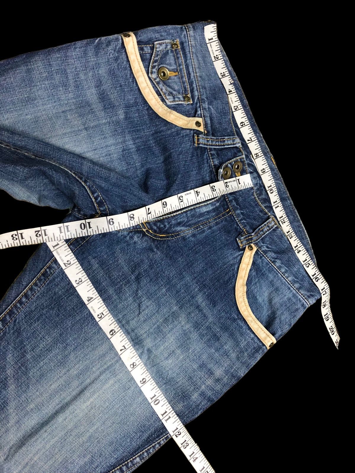 Michel Klein FLARE TWIST MICHEL KLEIN DENIM Size US 34 / EU 50 - 4 Thumbnail