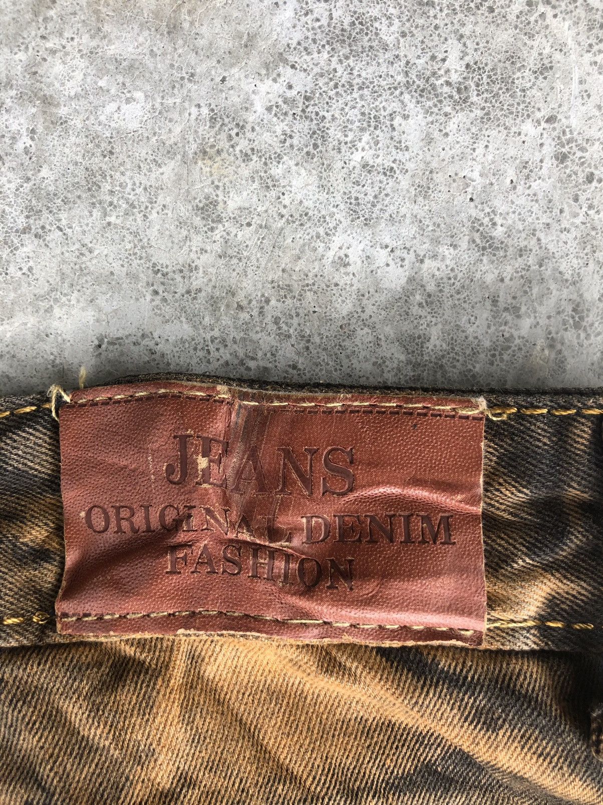 Japanese Brand Japanese Jeans Acid Wash Distressed Jeans Patchwork Denim Size US 29 - 16 Thumbnail