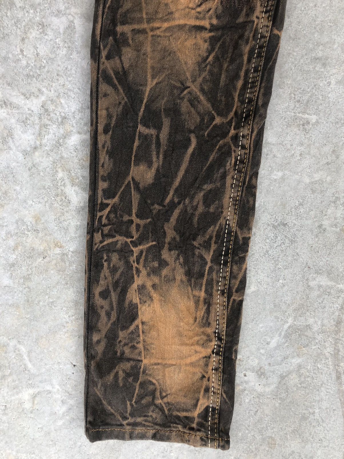 Japanese Brand Japanese Jeans Acid Wash Distressed Jeans Patchwork Denim Size US 29 - 6 Thumbnail