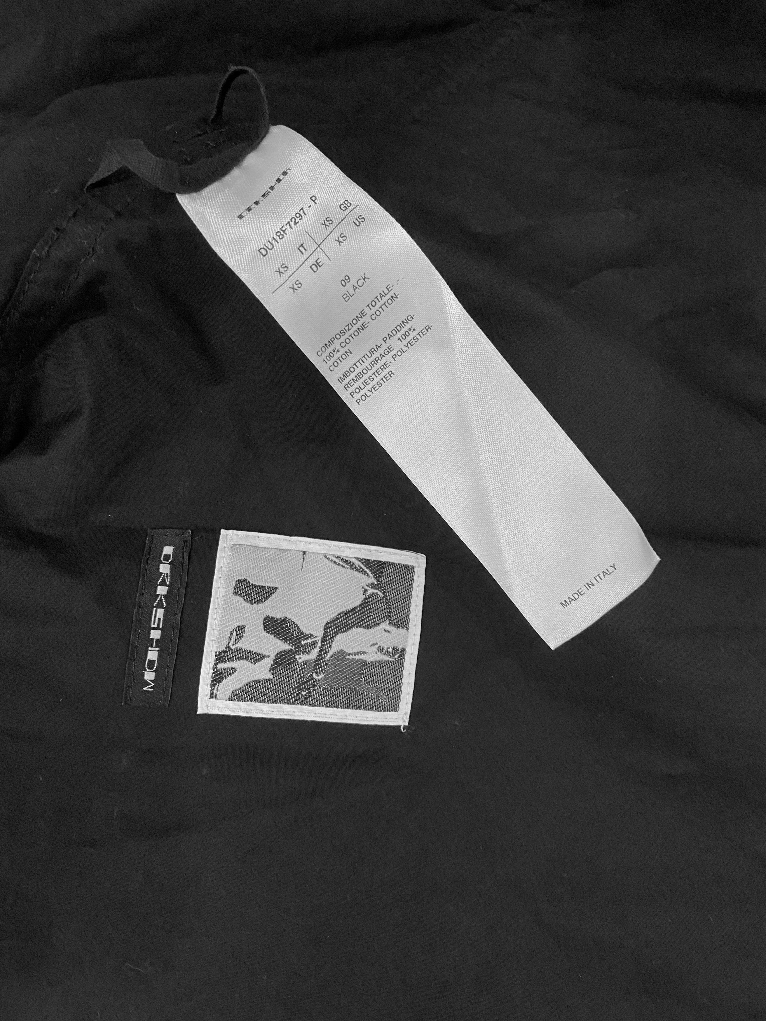 Rick Owens DRKSHDW 18AW SS MAGNUM AMNERIS Size XS / US 0-2 / IT 36-38 - 10 Thumbnail