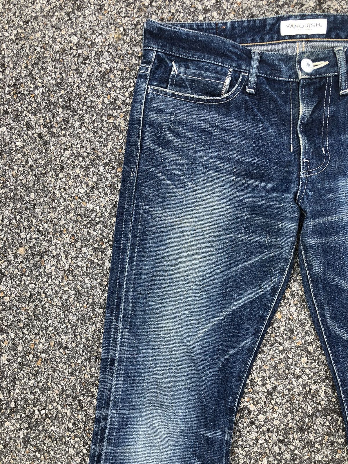 If Six Was Nine Japanese Vanquish Flared Jeans Bootcut Distressed Jeans Size US 34 / EU 50 - 5 Thumbnail