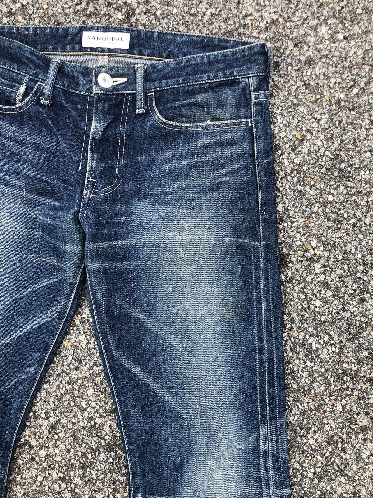 If Six Was Nine Japanese Vanquish Flared Jeans Bootcut Distressed Jeans Size US 34 / EU 50 - 6 Thumbnail