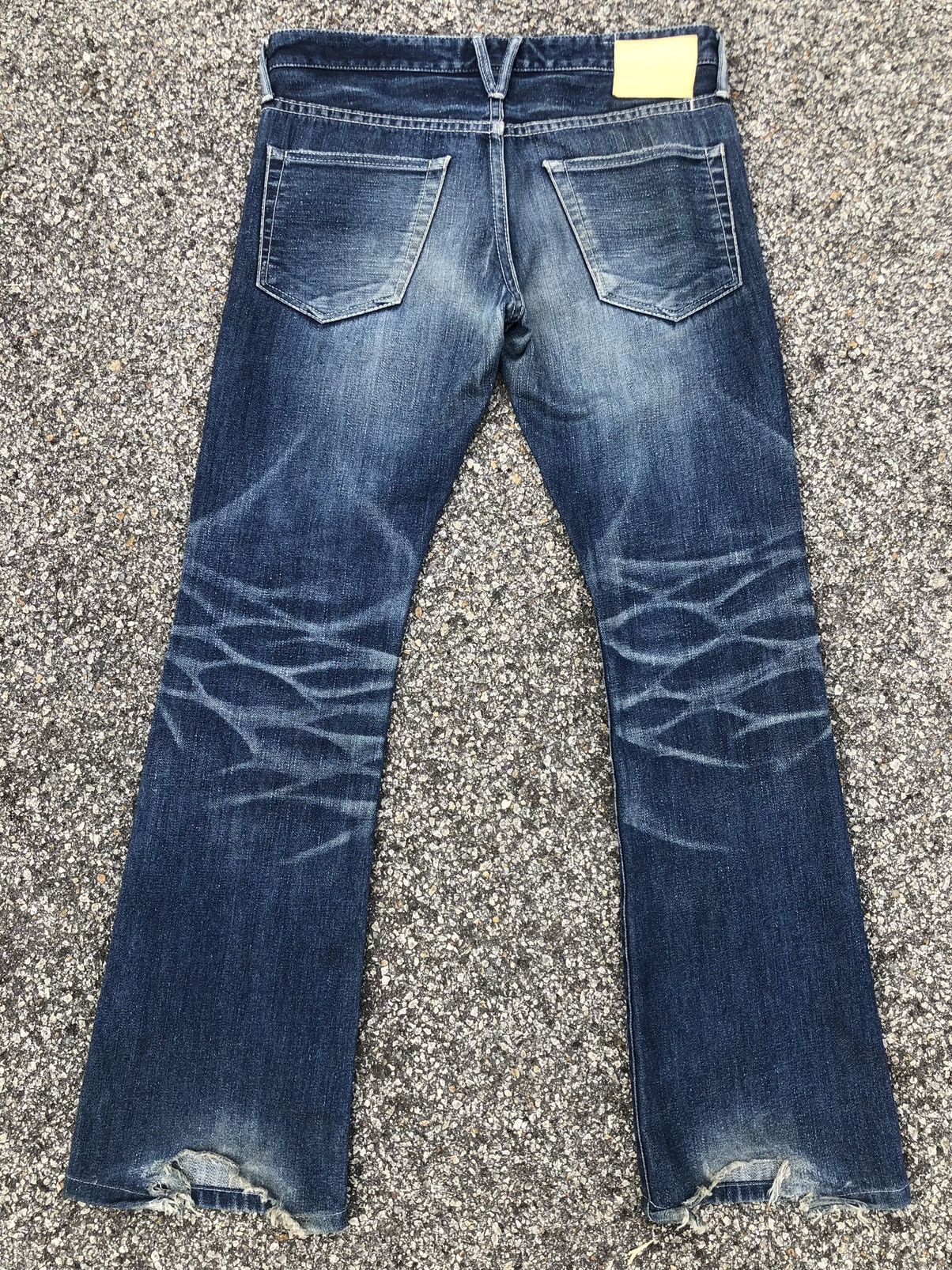 If Six Was Nine Japanese Vanquish Flared Jeans Bootcut Distressed Jeans Size US 34 / EU 50 - 2 Thumbnail