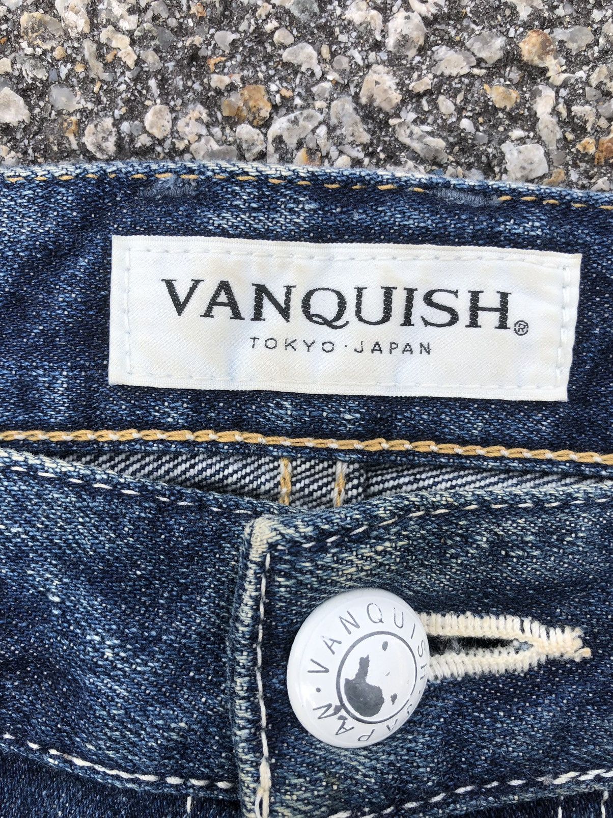If Six Was Nine Japanese Vanquish Flared Jeans Bootcut Distressed Jeans Size US 34 / EU 50 - 14 Thumbnail