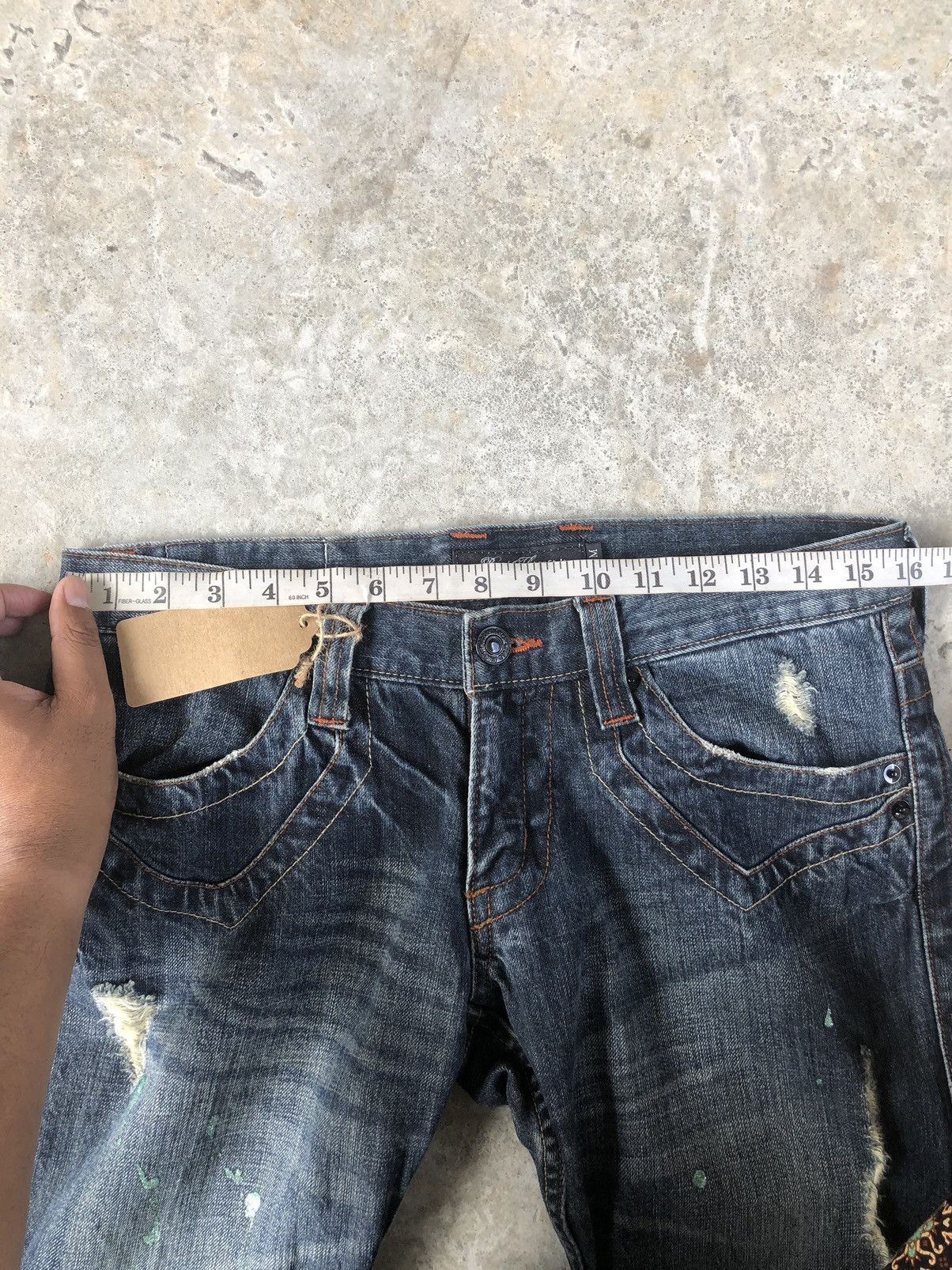 If Six Was Nine Japanese root three Flared Jeans Distressed Jeans Size US 32 / EU 48 - 15 Thumbnail