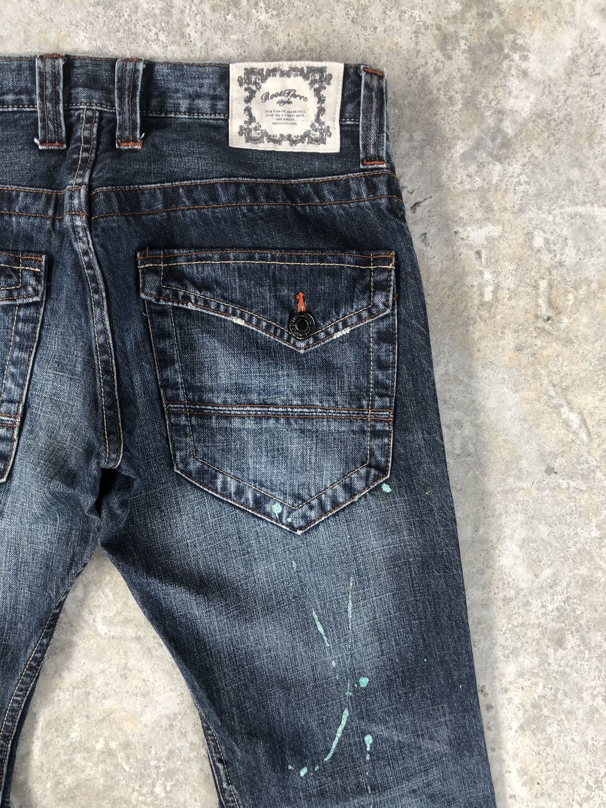 If Six Was Nine Japanese root three Flared Jeans Distressed Jeans Size US 32 / EU 48 - 10 Thumbnail