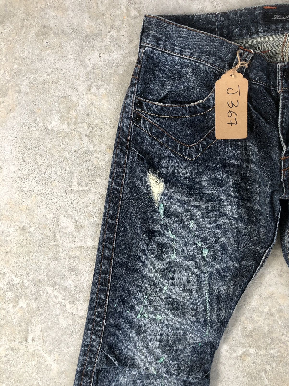 If Six Was Nine Japanese root three Flared Jeans Distressed Jeans Size US 32 / EU 48 - 4 Thumbnail