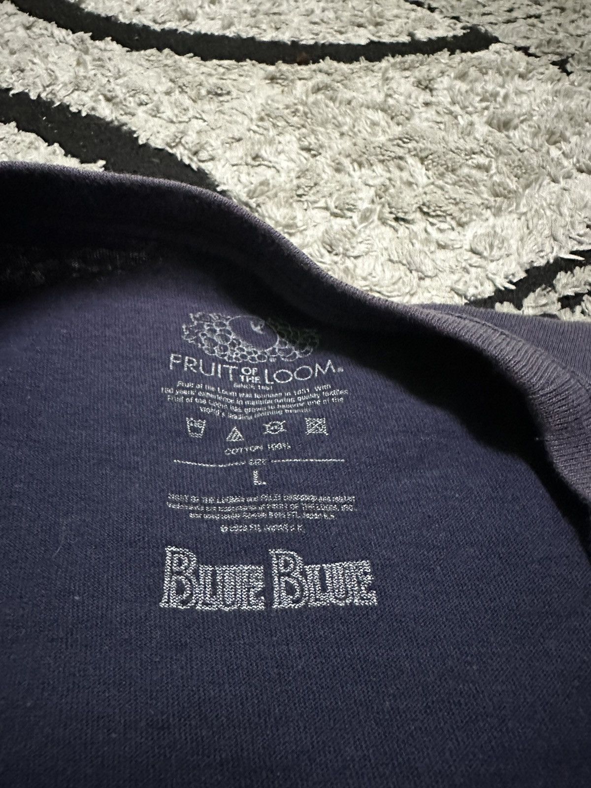 Blue Blue Japan vintage blue blue single pocket tee Size US L / EU 52-54 / 3 - 3 Thumbnail