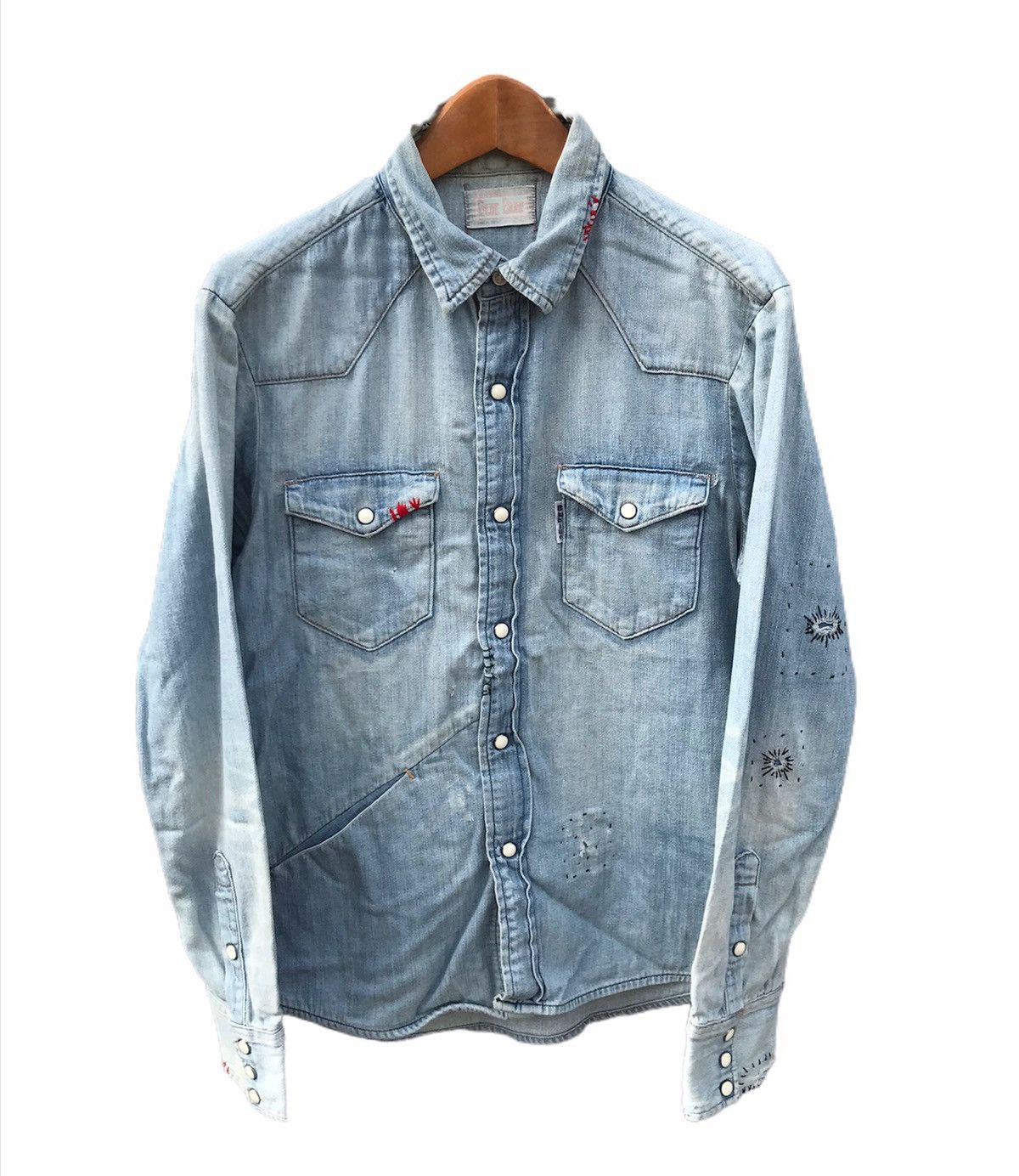 Blue Blue Japan Vintage blue blue japan western shirts Size US S / EU 44-46 / 1 - 3 Thumbnail