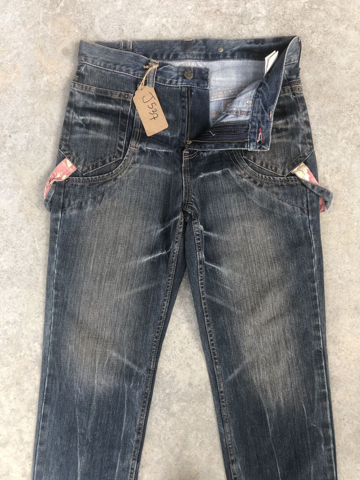 PPFM PPFM Distressed Jeans Parachute Bondage Size US 32 / EU 48 - 3 Thumbnail