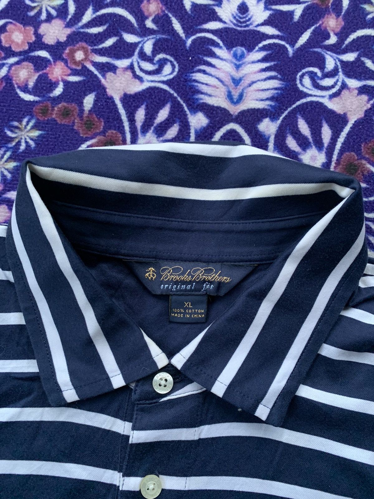 Designer × Japanese Brand Vintage Brooks Brothers Polo Tshirt Size US XL / EU 56 / 4 - 3 Thumbnail