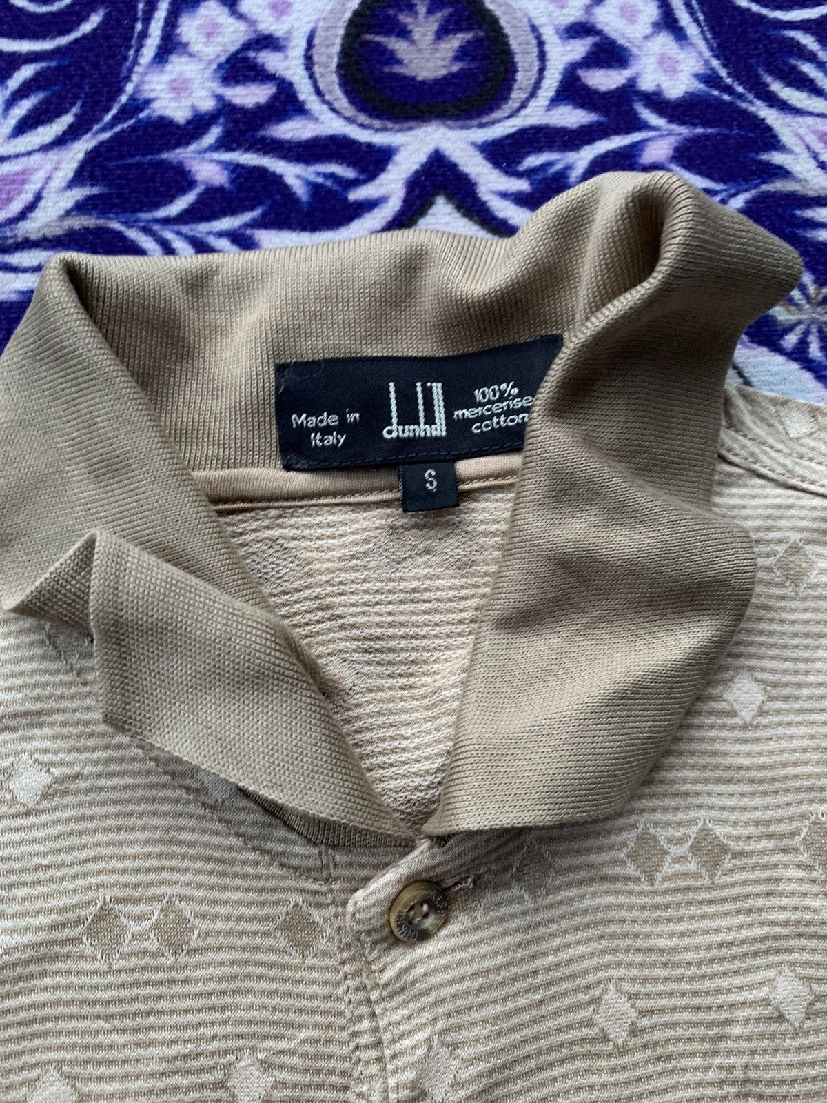 Alfred Dunhill × Vintage Vintage Dunhill Long Sleeve Tshirt Size US S / EU 44-46 / 1 - 3 Thumbnail