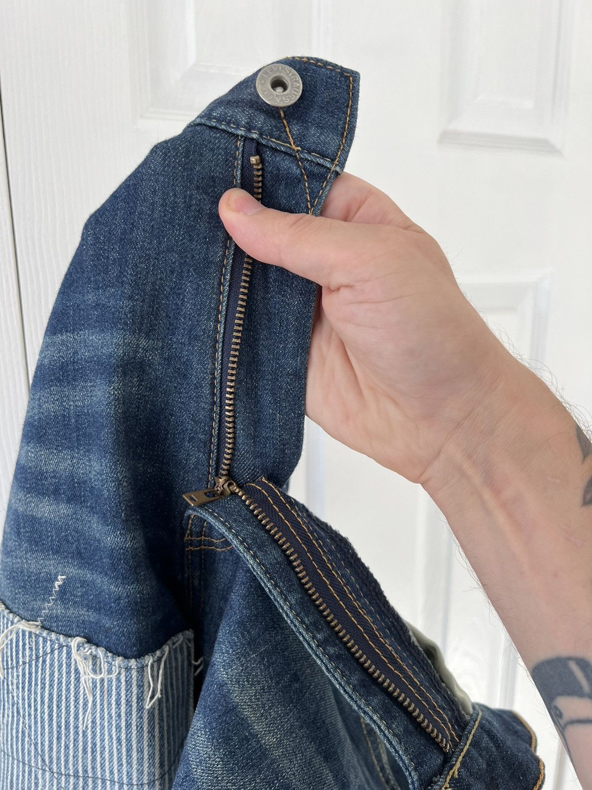 Comme des Garcons × Junya Watanabe × Levi's Junya Watanabe x Levi’s SS’18 Patchwork Denim Size US 33 - 11 Thumbnail