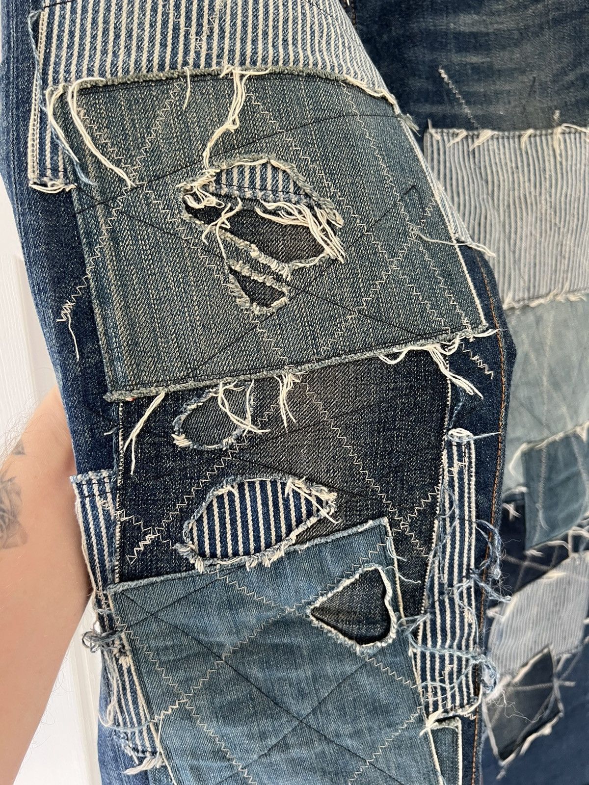 Comme des Garcons × Junya Watanabe × Levi's Junya Watanabe x Levi’s SS’18 Patchwork Denim Size US 33 - 4 Thumbnail