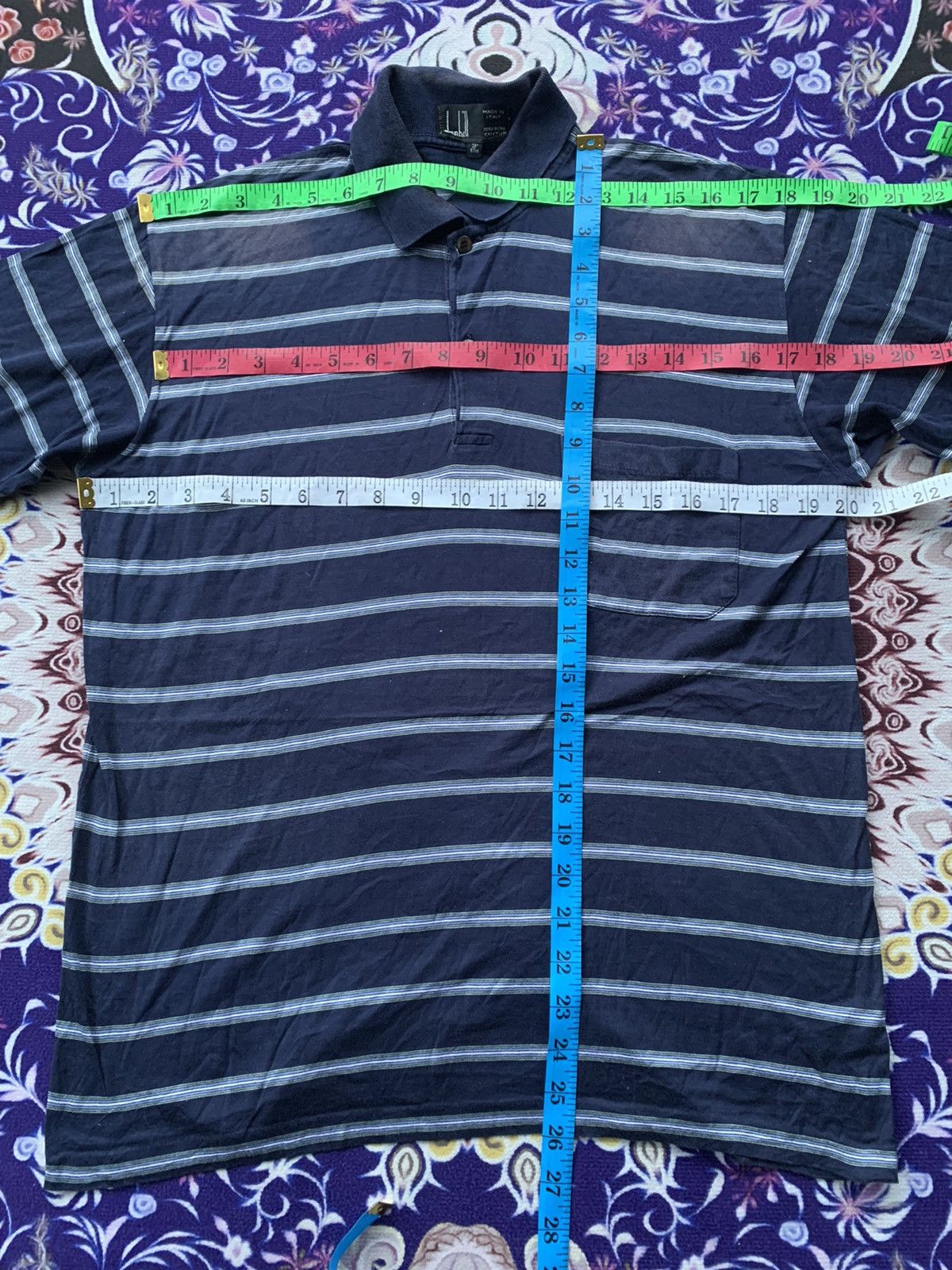 Alfred Dunhill × Designer × Vintage Vintage Dunhill Tshirt Size US M / EU 48-50 / 2 - 10 Thumbnail
