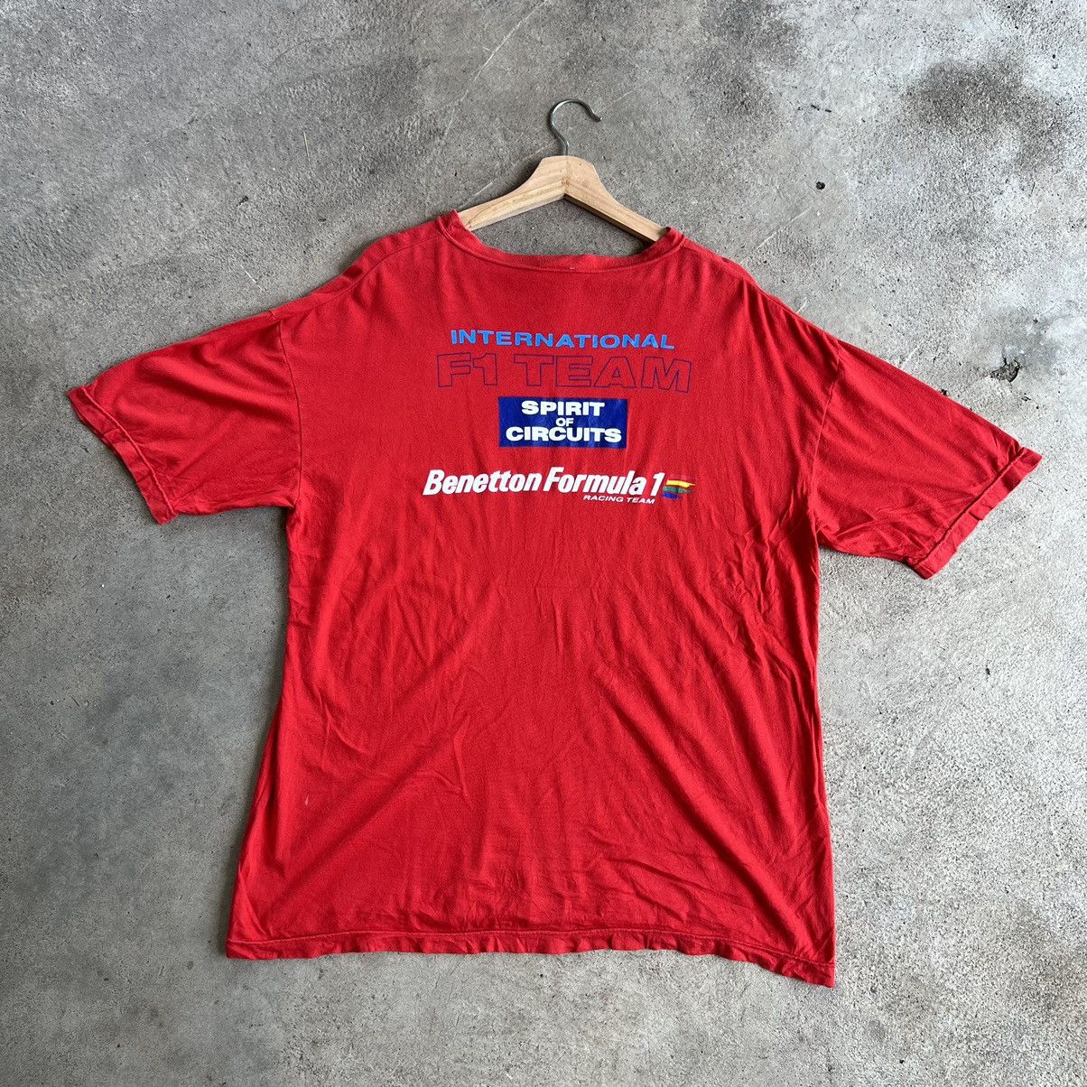 Vintage Benetton Formula One Racing Team Tshirt