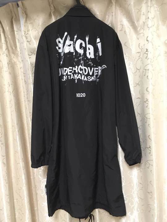 Sacai × Undercover Tokyo Fashion Week 2017 Japan Exclusive Bal Collar Coat Size US XL / EU 56 / 4 - 2 Thumbnail
