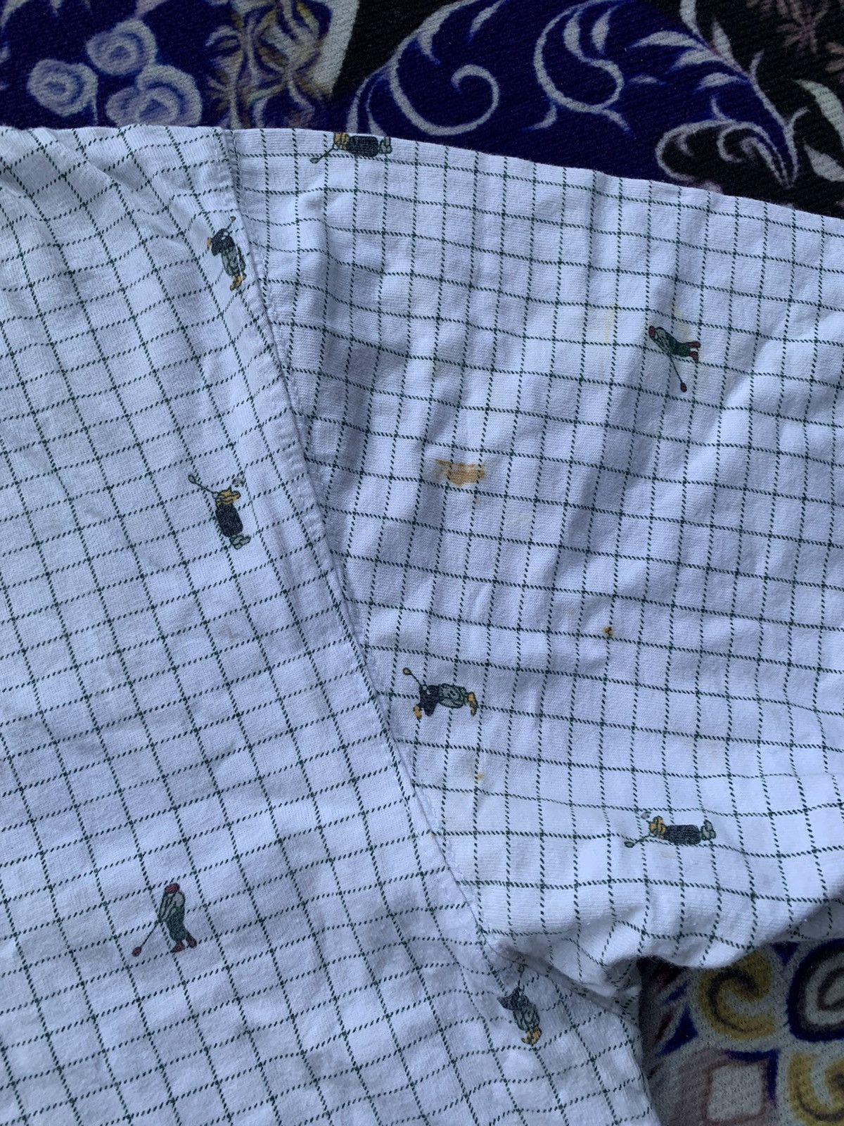 Designer Vintage Tommy Golf Full Print Polo Tshirt Size US XL / EU 56 / 4 - 4 Thumbnail