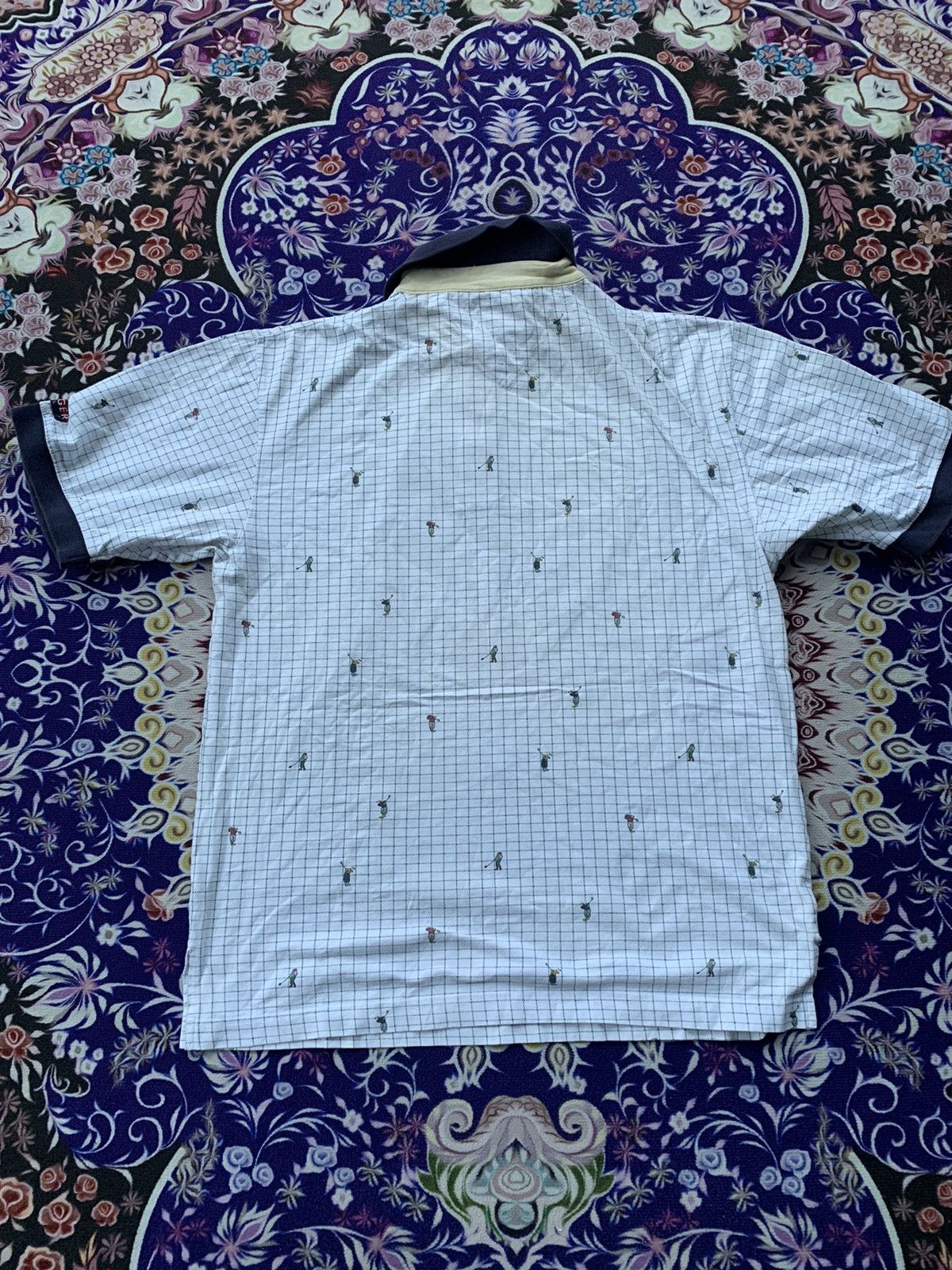 Designer Vintage Tommy Golf Full Print Polo Tshirt Size US XL / EU 56 / 4 - 8 Thumbnail
