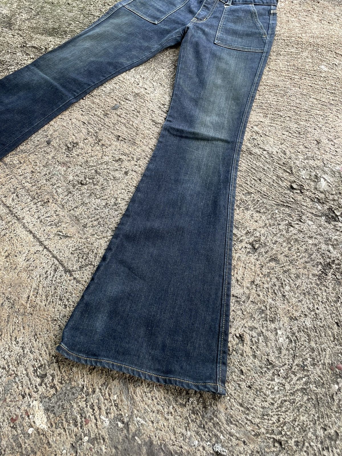 If Six Was Nine × Japanese Brand Flare Jeans Ediconscious Bootcut Jeans Made In Japan Size US 28 / EU 44 - 2 Thumbnail