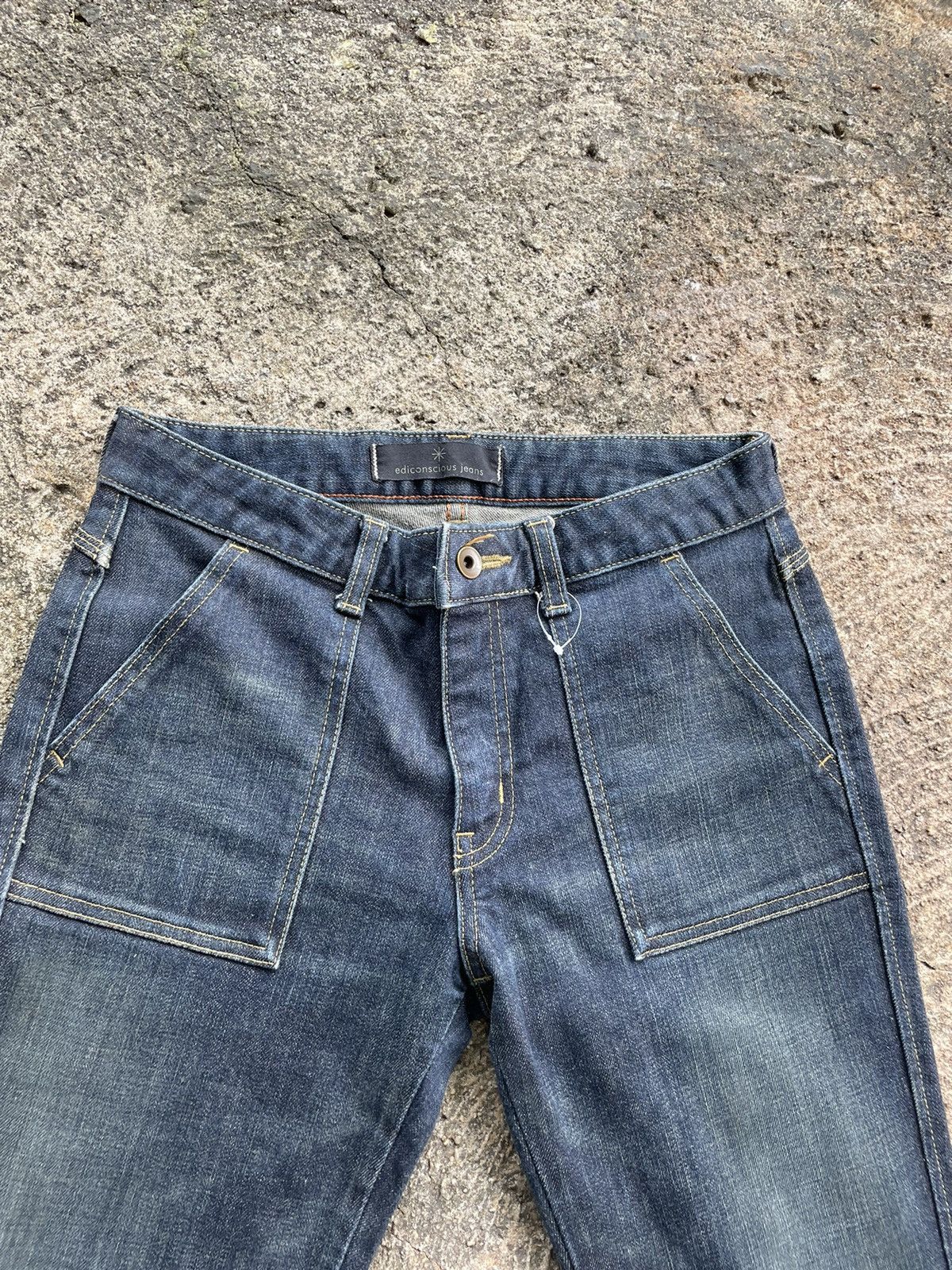 If Six Was Nine × Japanese Brand Flare Jeans Ediconscious Bootcut Jeans Made In Japan Size US 28 / EU 44 - 5 Thumbnail