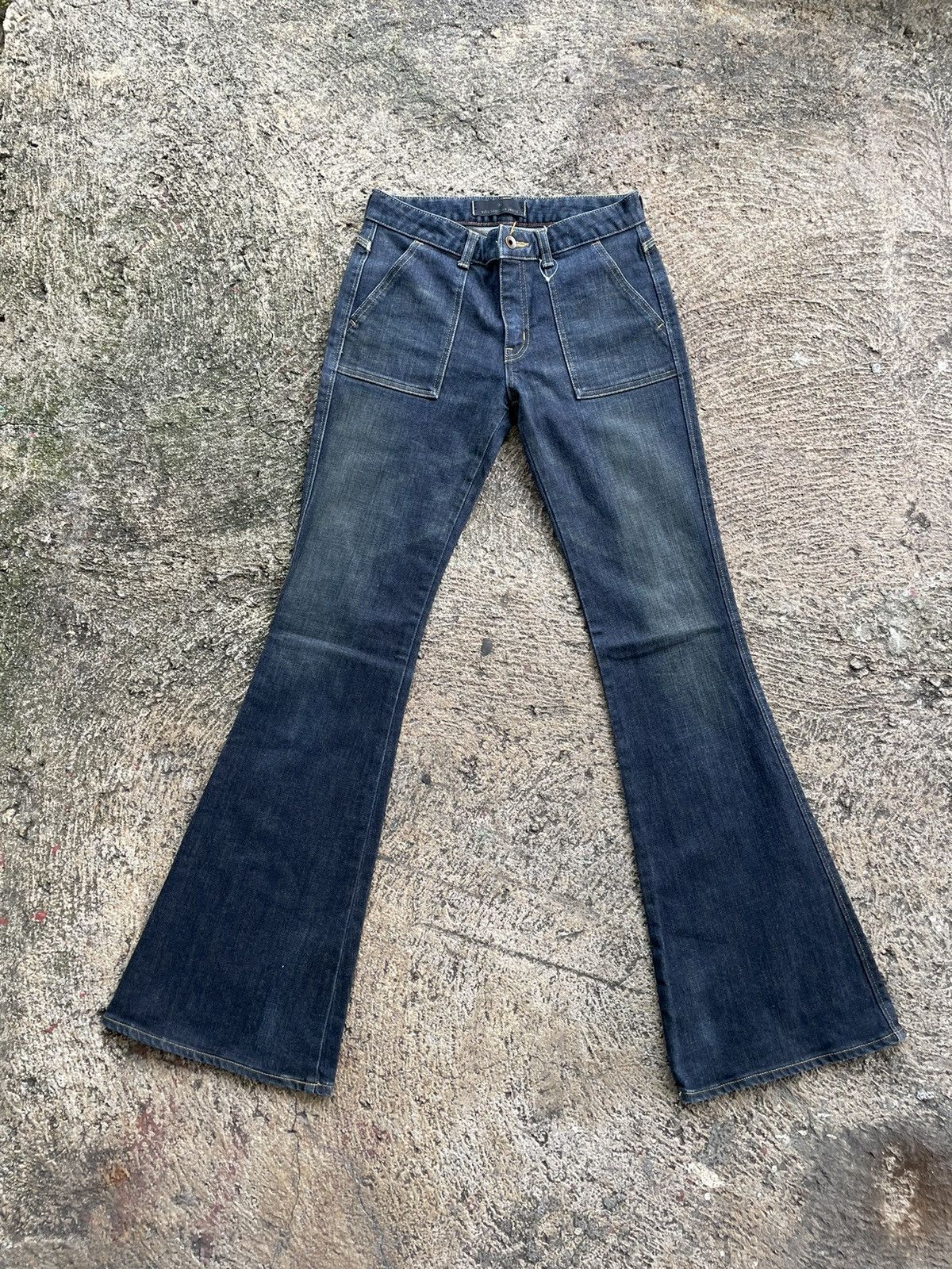 If Six Was Nine × Japanese Brand Flare Jeans Ediconscious Bootcut Jeans Made In Japan Size US 28 / EU 44 - 1 Thumbnail