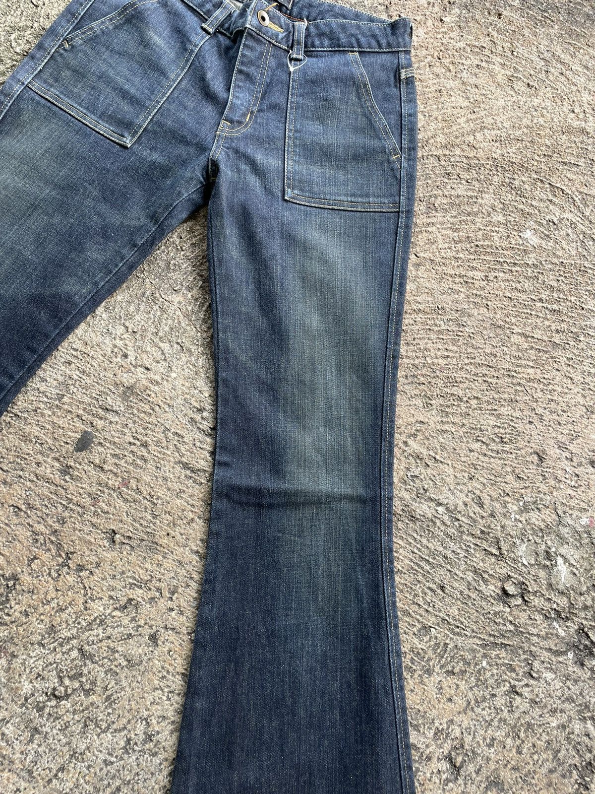 If Six Was Nine × Japanese Brand Flare Jeans Ediconscious Bootcut Jeans Made In Japan Size US 28 / EU 44 - 7 Thumbnail