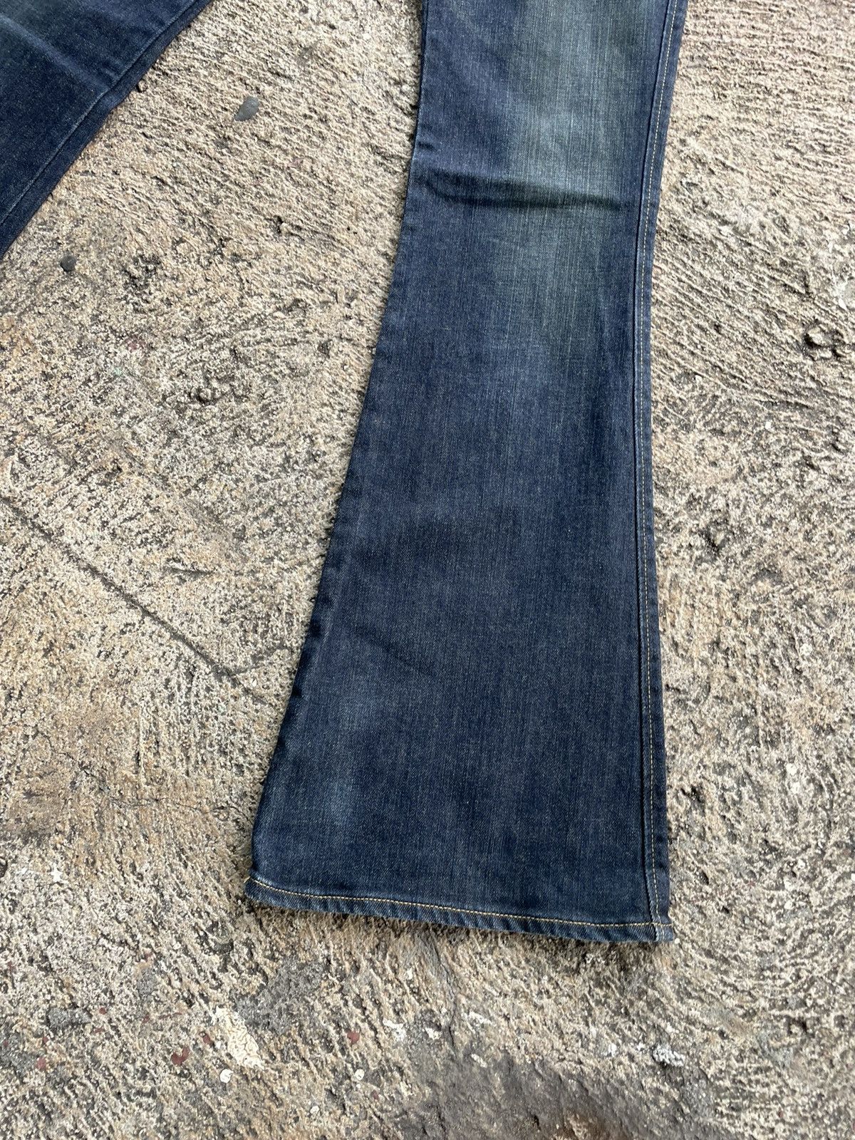 If Six Was Nine × Japanese Brand Flare Jeans Ediconscious Bootcut Jeans Made In Japan Size US 28 / EU 44 - 8 Thumbnail