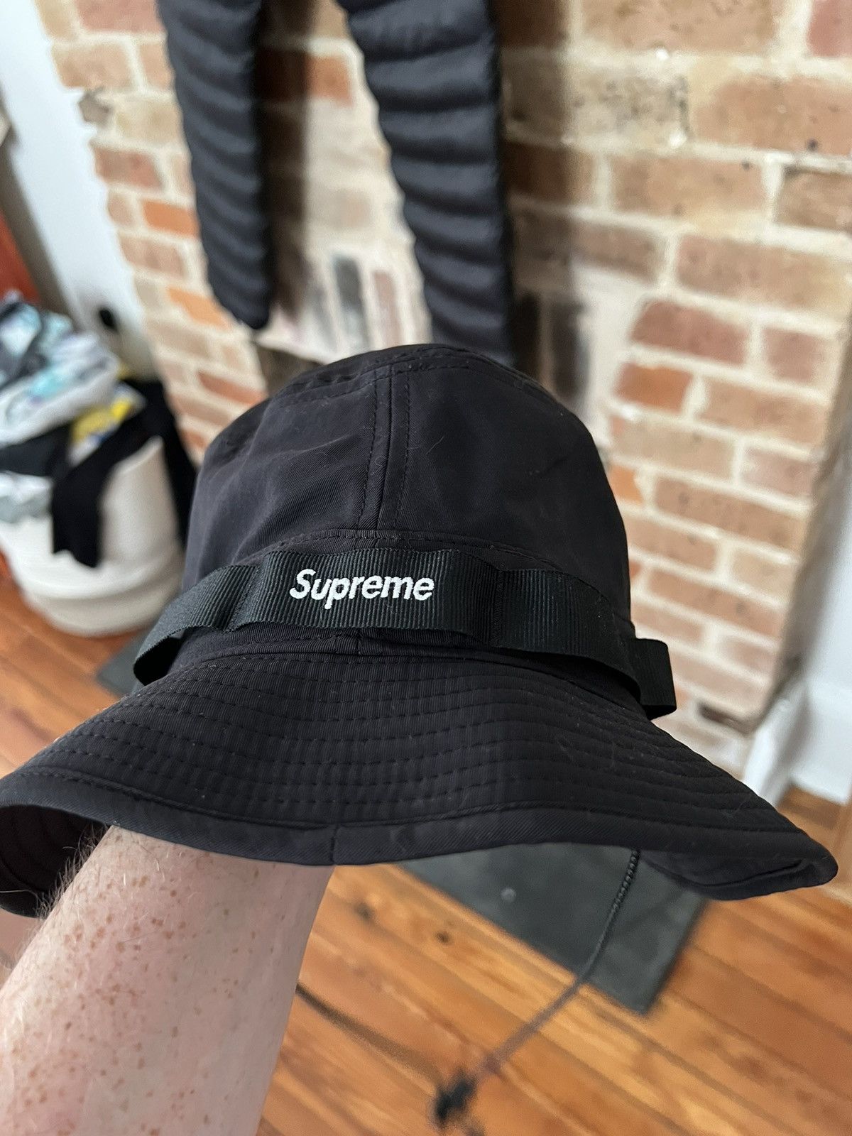 Supreme x tnf bucket hat online