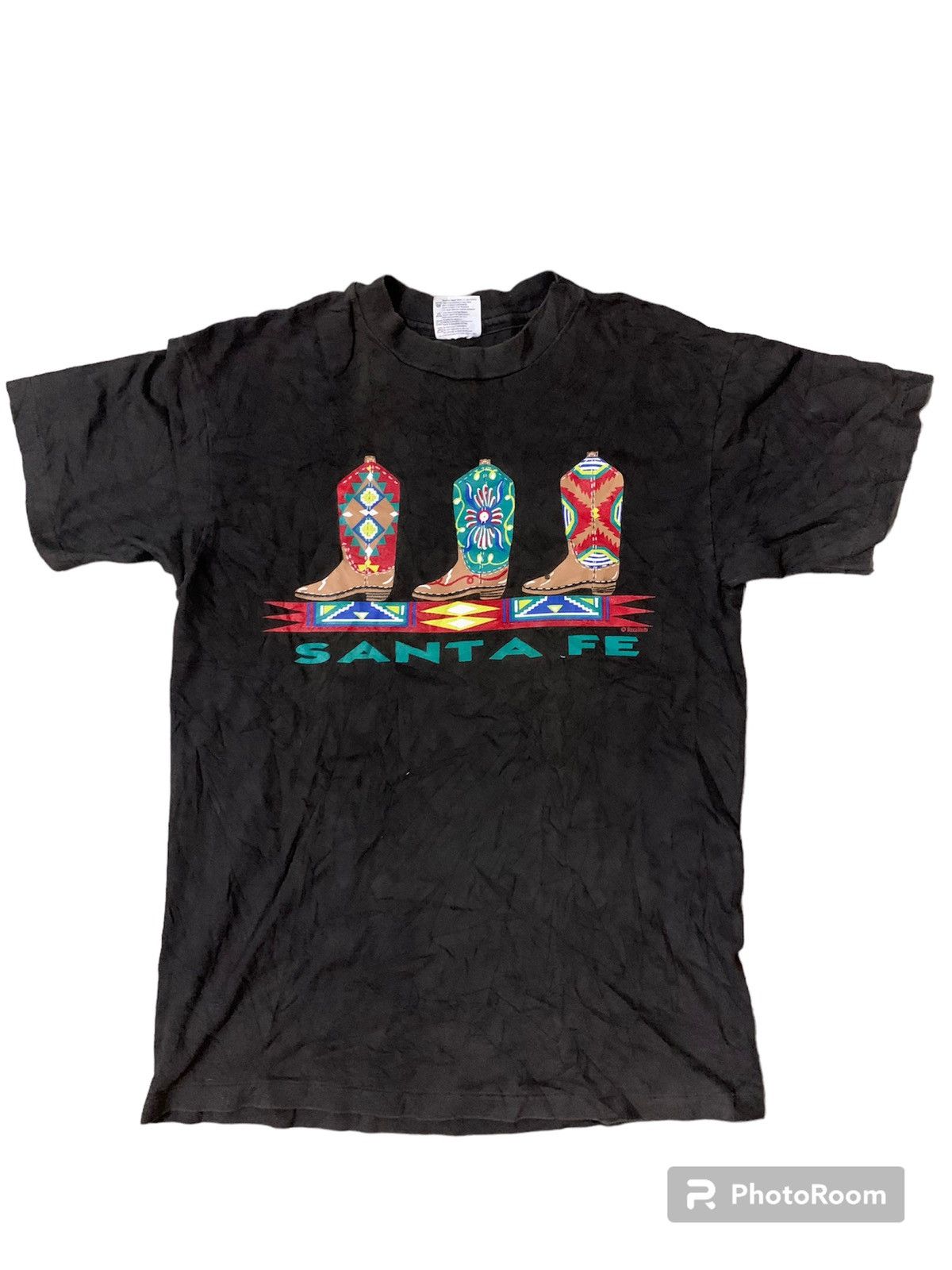 Hanes × Vintage Nice Vintage 90’s Santa Fe T Shirt Size US M / EU 48-50 / 2 - 1 Thumbnail