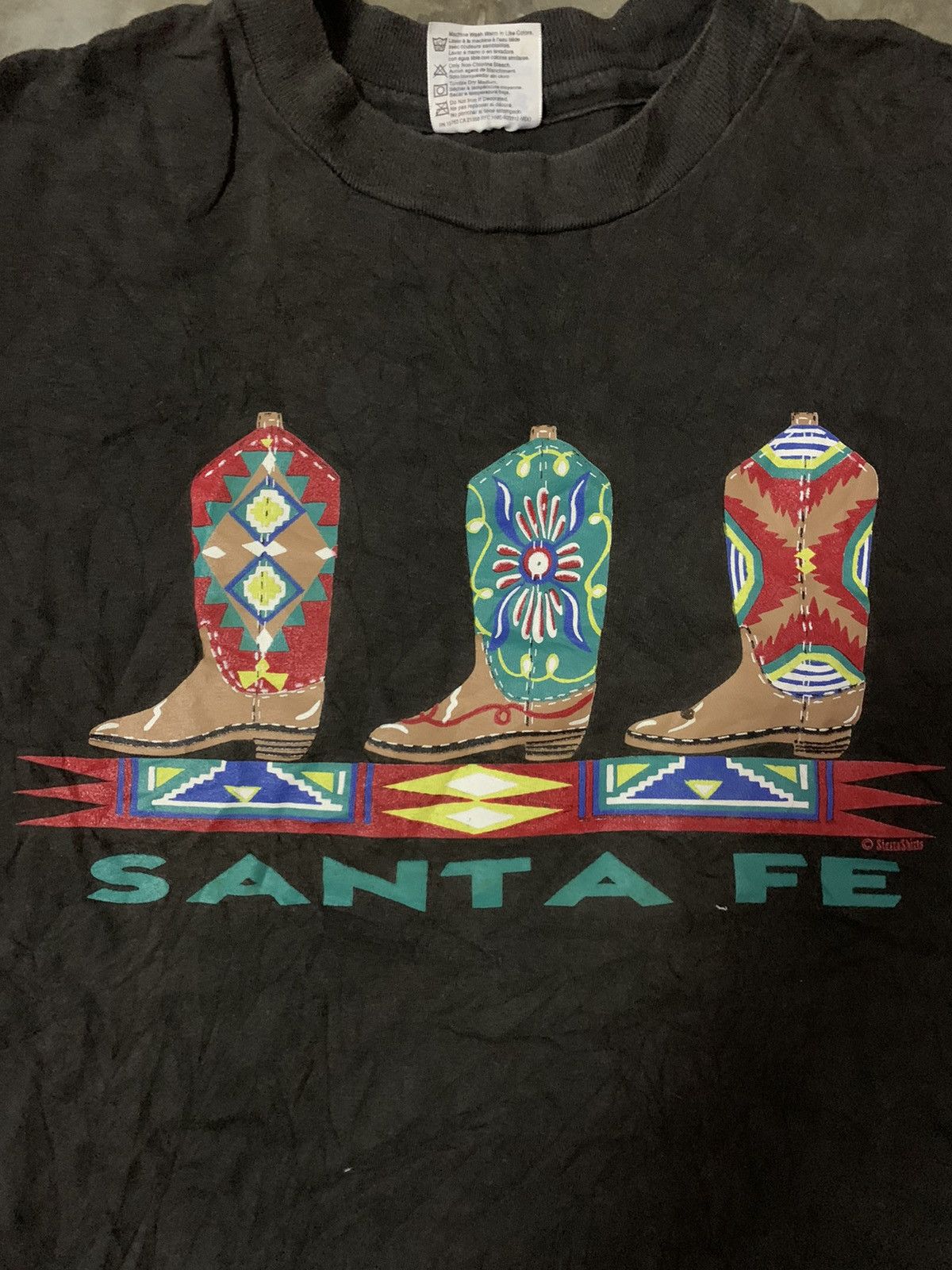 Hanes × Vintage Nice Vintage 90’s Santa Fe T Shirt Size US M / EU 48-50 / 2 - 3 Thumbnail