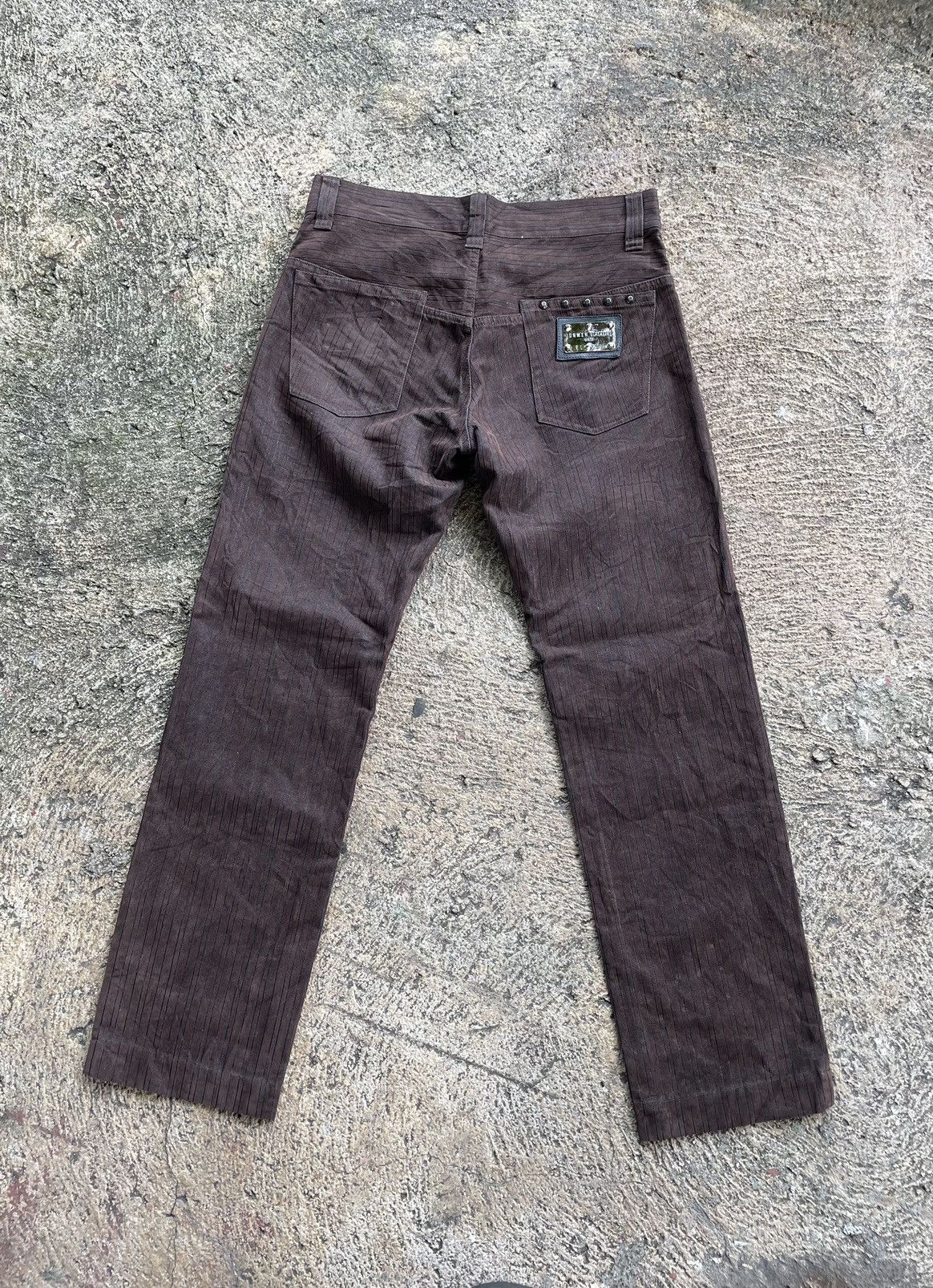 If Six Was Nine × Japanese Brand Jun Men Black Line Ginza Jeans Size US 32 / EU 48 - 8 Thumbnail