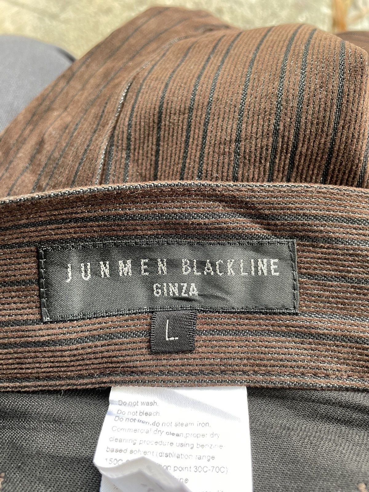 If Six Was Nine × Japanese Brand Jun Men Black Line Ginza Jeans Size US 32 / EU 48 - 15 Thumbnail